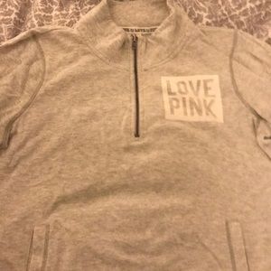 VS PINK light grey sweatshirt